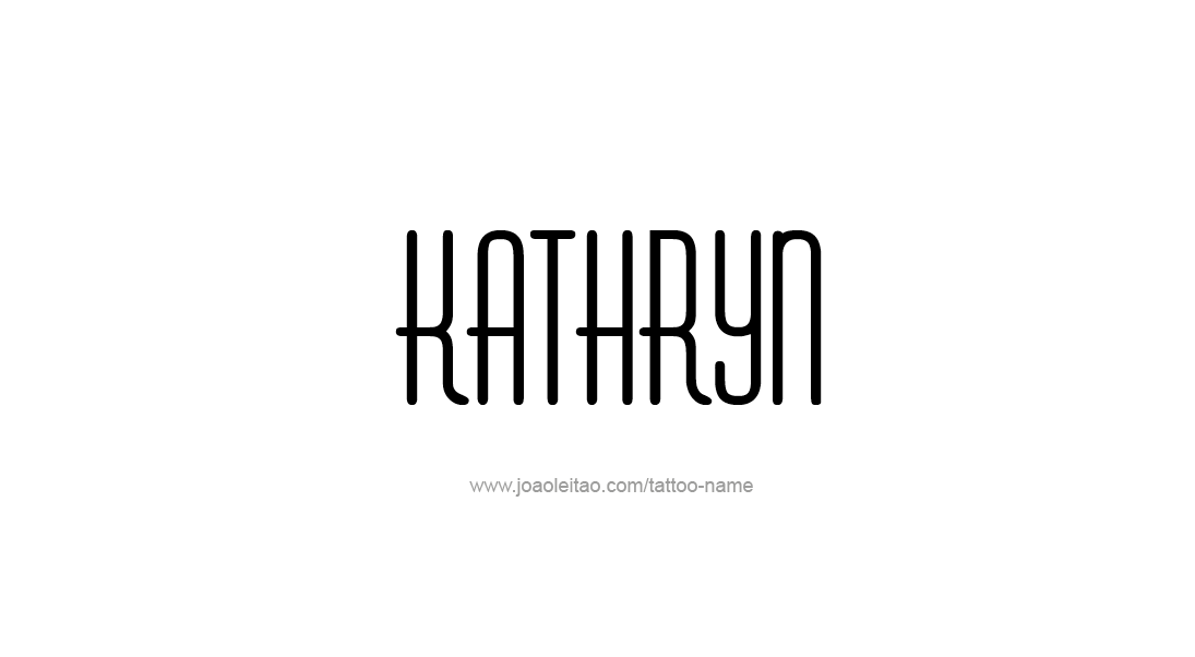 Tattoo Design Name Kathryn   