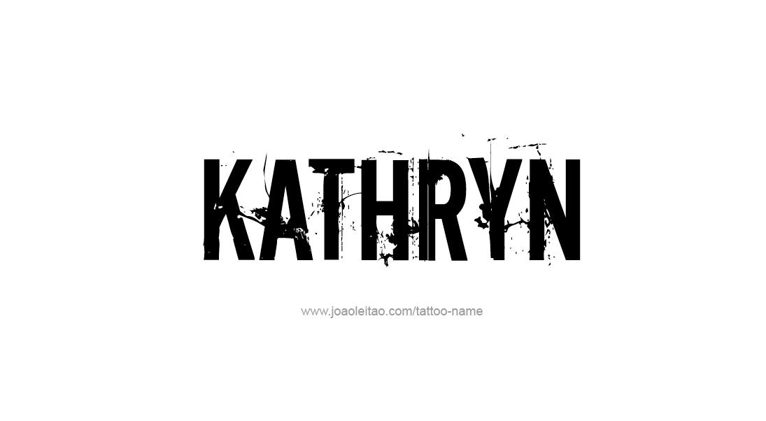 Tattoo Design Name Kathryn   