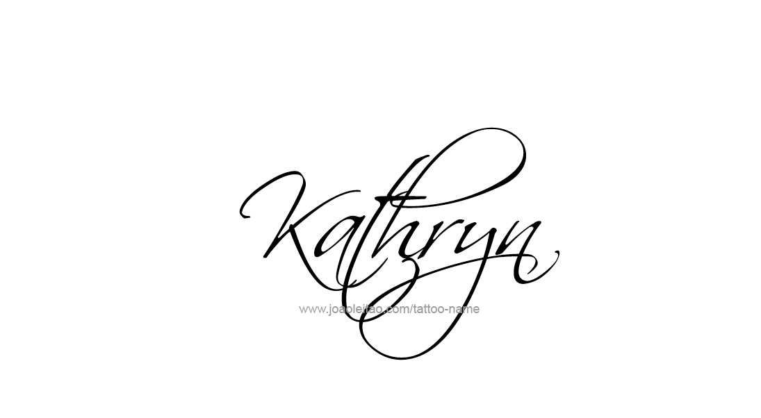 Tattoo Design Name Kathryn   