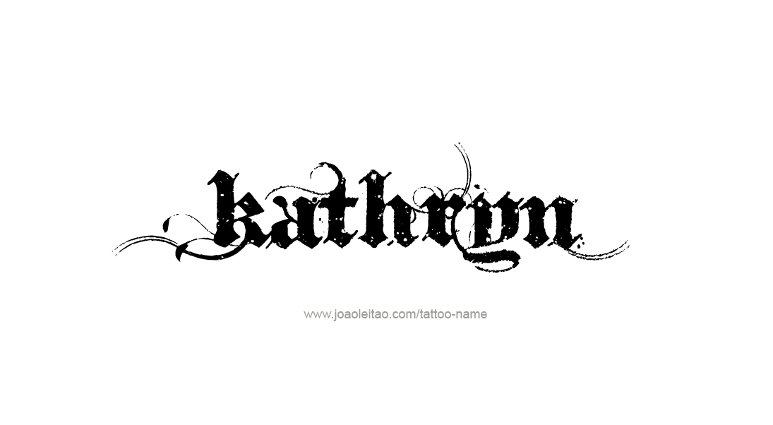 Tattoo Design Name Kathryn   