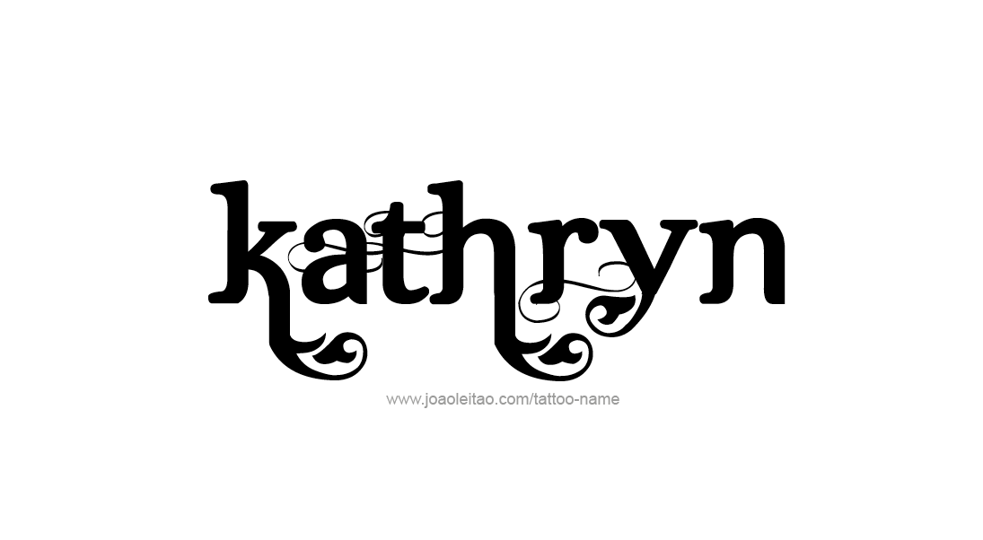 Tattoo Design Name Kathryn   