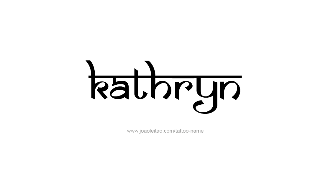 Tattoo Design Name Kathryn   