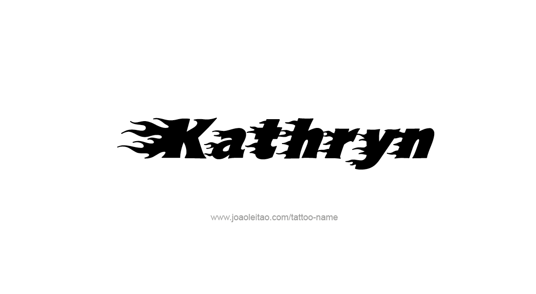 Tattoo Design Name Kathryn   