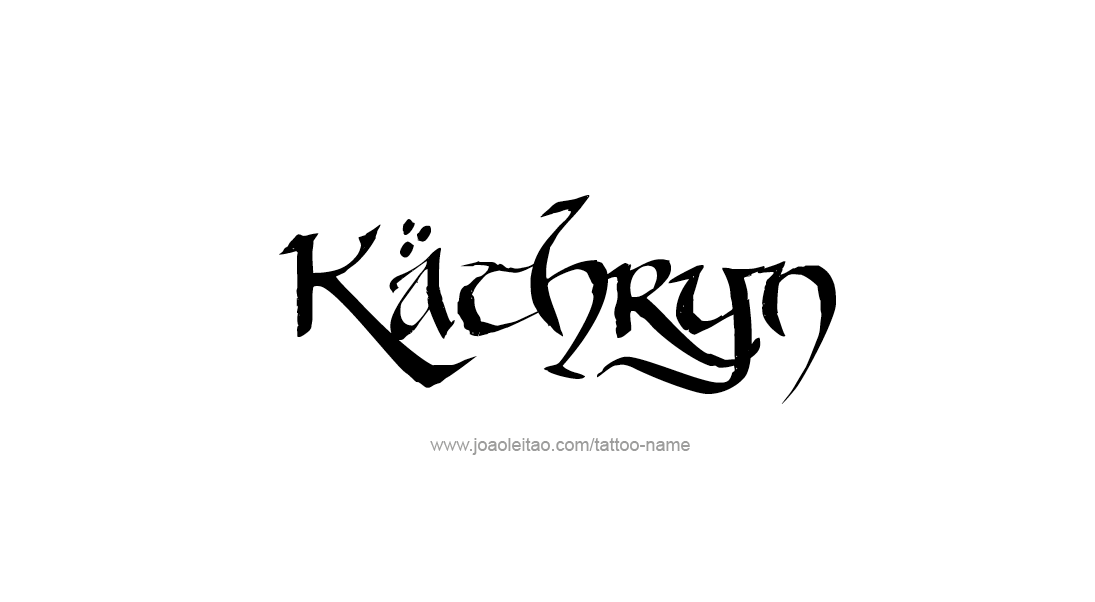 Tattoo Design Name Kathryn   