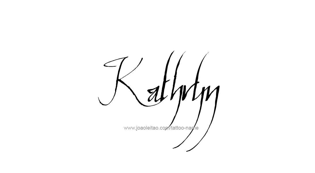 Tattoo Design Name Kathryn   