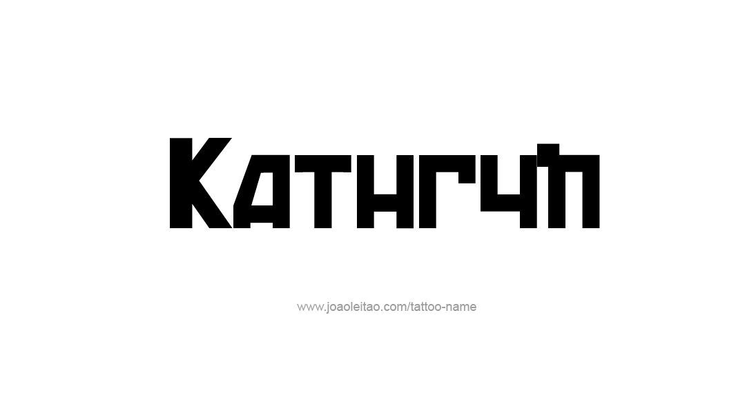 Tattoo Design Name Kathryn   