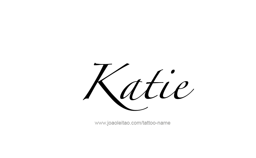 Tattoo Design Name Katie   