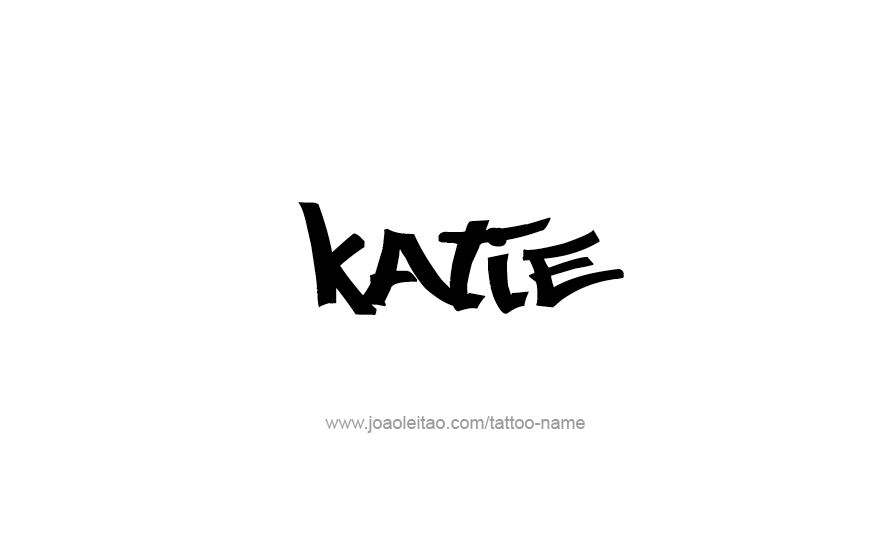 Tattoo Design Name Katie   