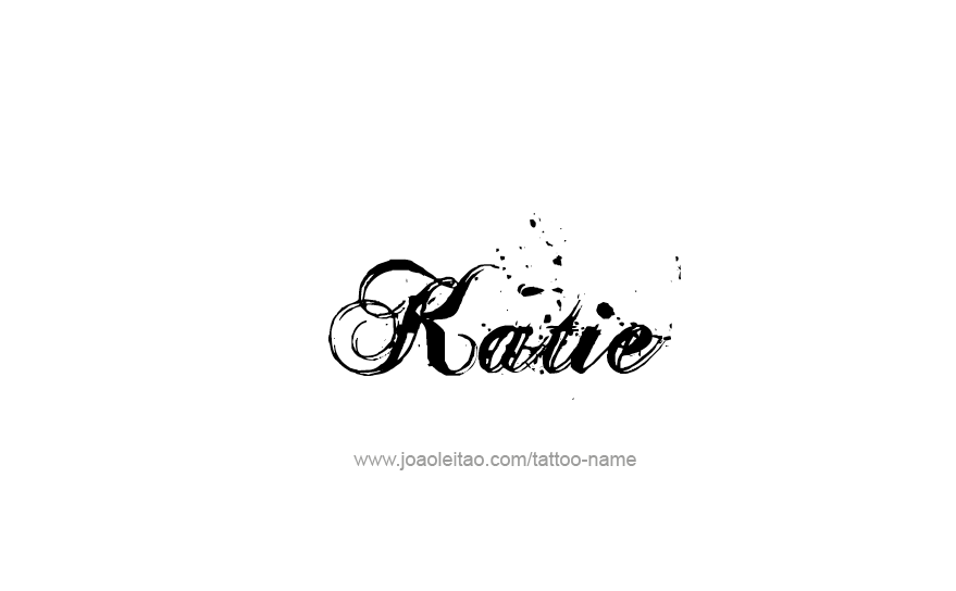 Tattoo Design Name Katie   