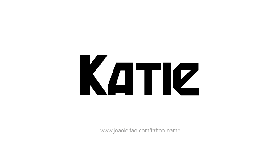 Tattoo Design Name Katie   