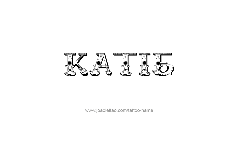 katie name designs