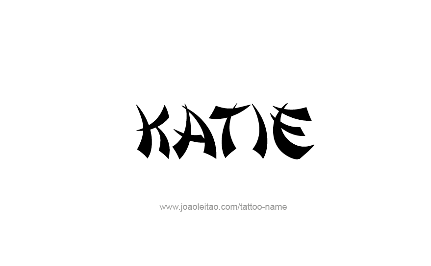 Tattoo Design Name Katie   