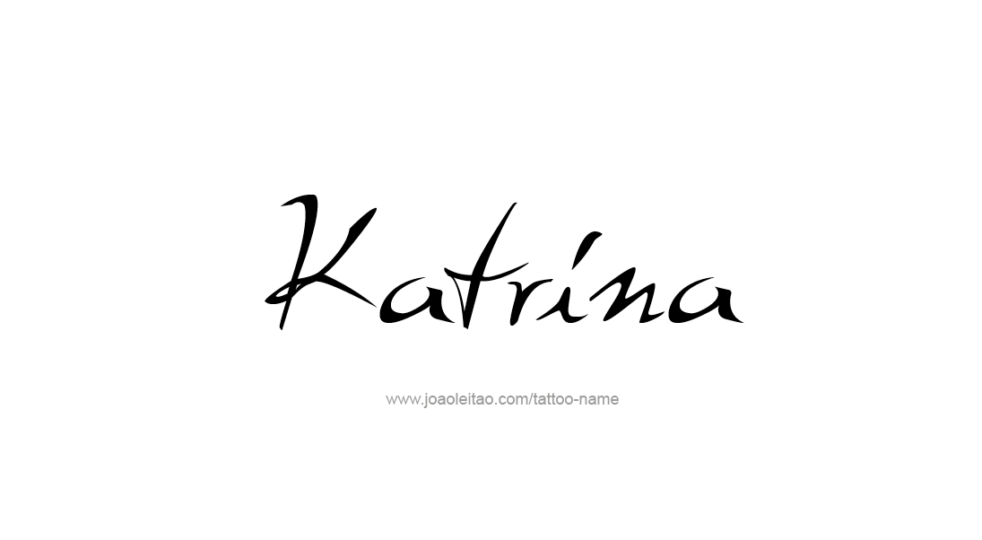 Tattoo Design Name Katrina   