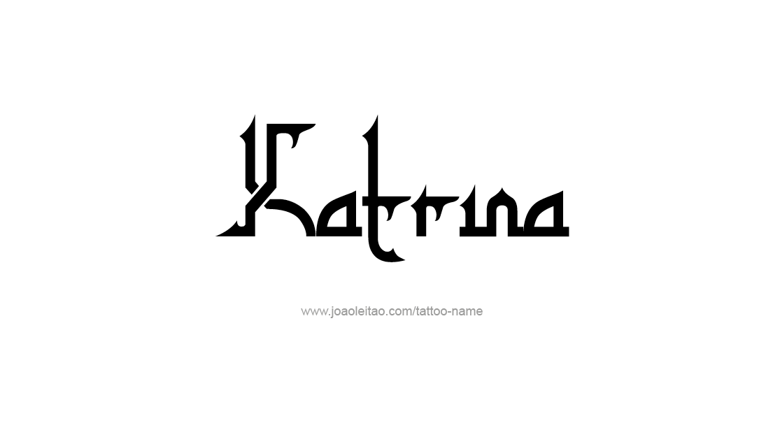 Tattoo Design Name Katrina   