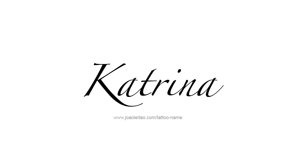 Tattoo Design Name Katrina   