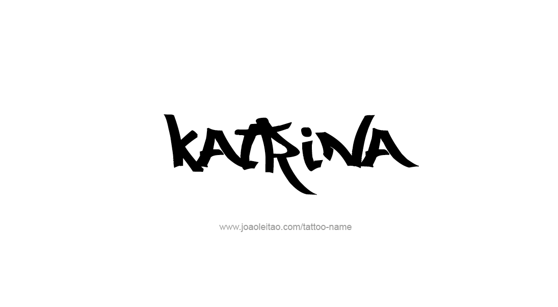 Tattoo Design Name Katrina   