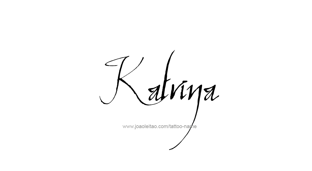 Tattoo Design Name Katrina   