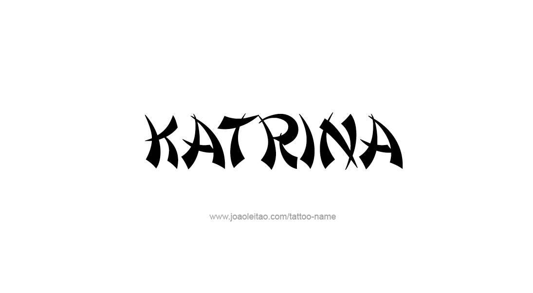 Tattoo Design Name Katrina   