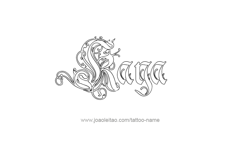 Tattoo Design Name Kaya   