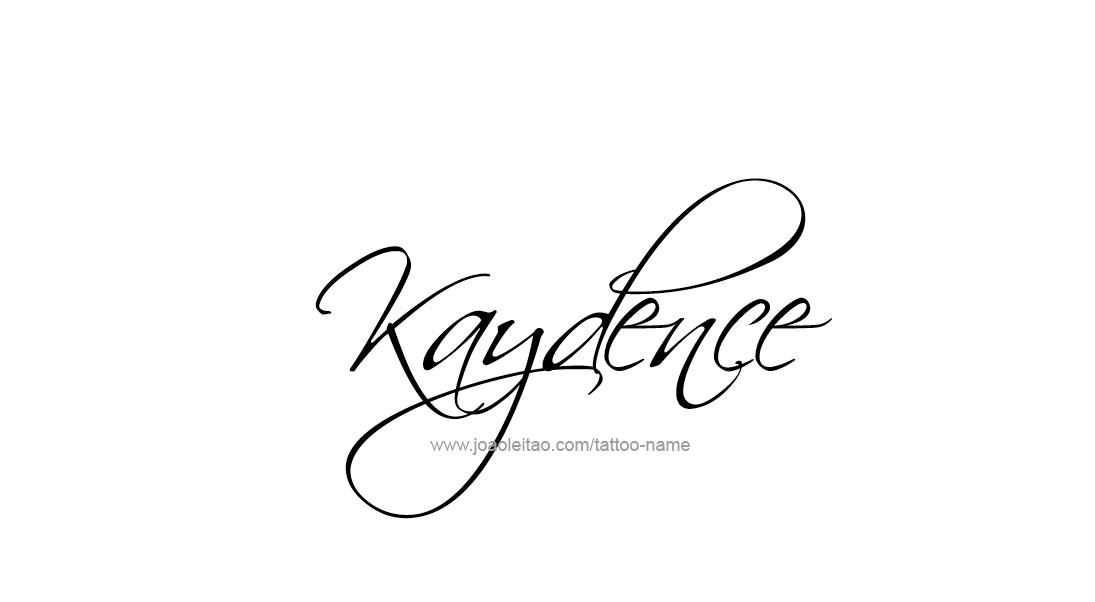 Tattoo Design Name Kaydence   