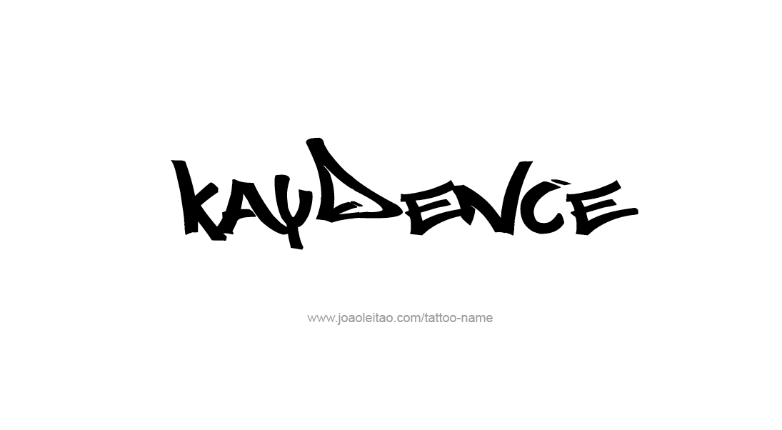 Tattoo Design Name Kaydence   