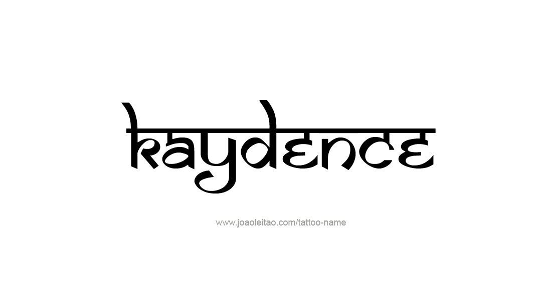 Tattoo Design Name Kaydence   