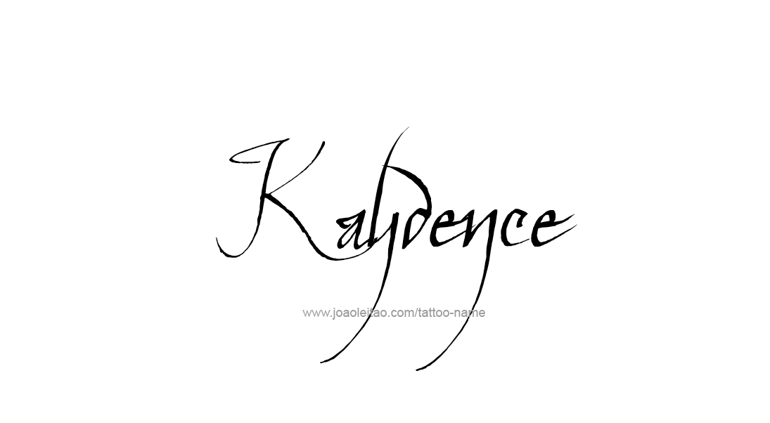 Tattoo Design Name Kaydence   