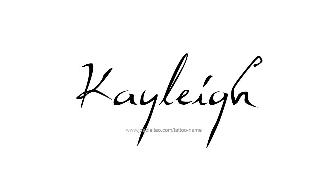 Tattoo Design Name Kayleigh   