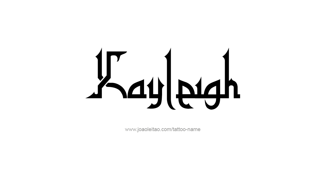 Tattoo Design Name Kayleigh   