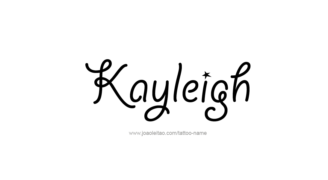 Tattoo Design Name Kayleigh   