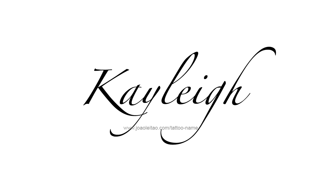 Tattoo Design Name Kayleigh   