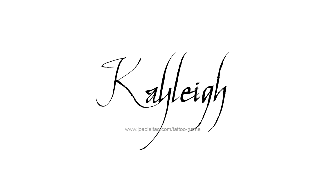 Tattoo Design Name Kayleigh   