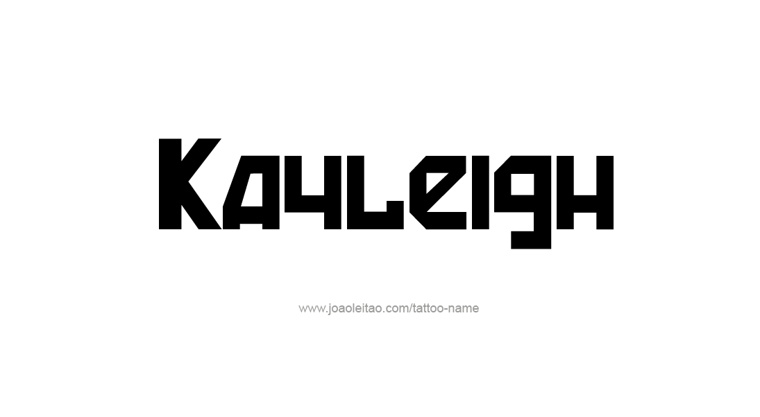 Tattoo Design Name Kayleigh   