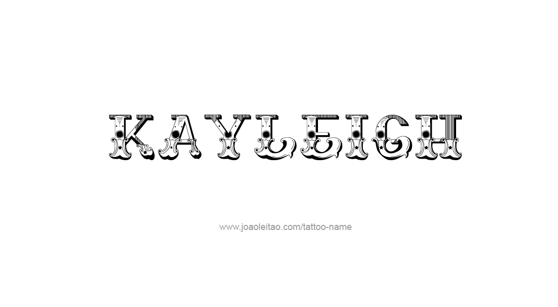 Tattoo Design Name Kayleigh   