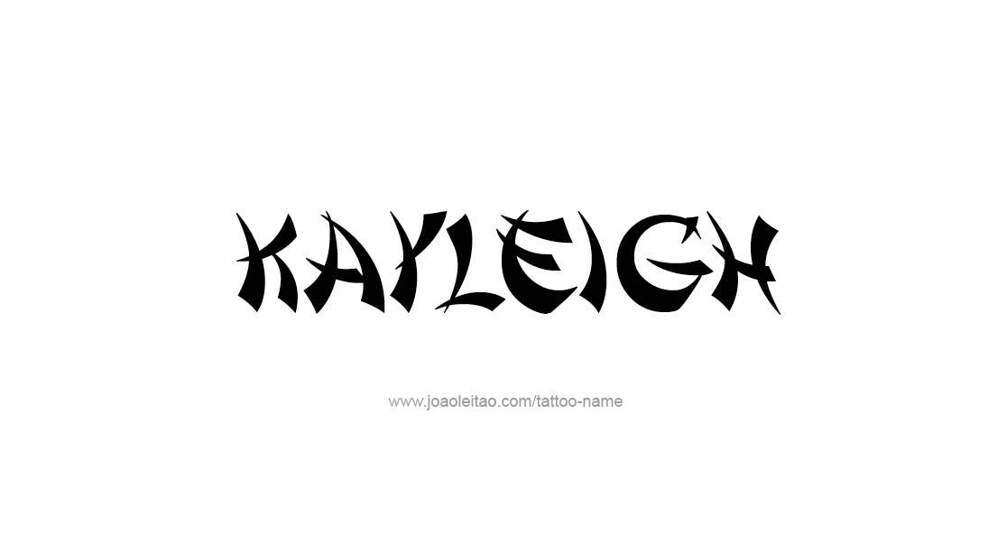 Tattoo Design Name Kayleigh   