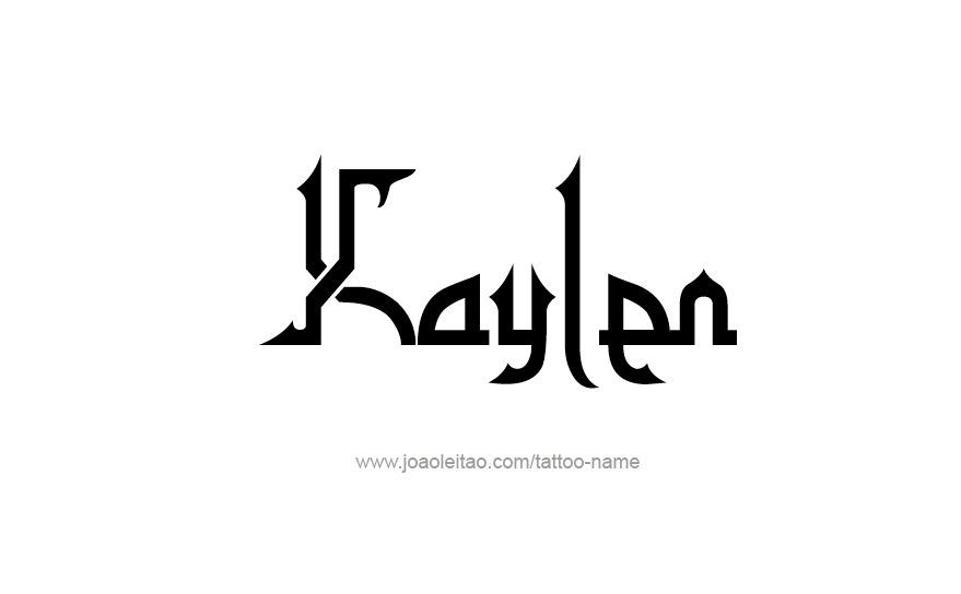 Tattoo Design Name Kaylen   