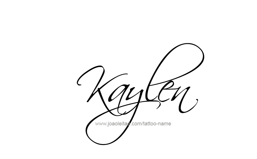 Tattoo Design Name Kaylen   