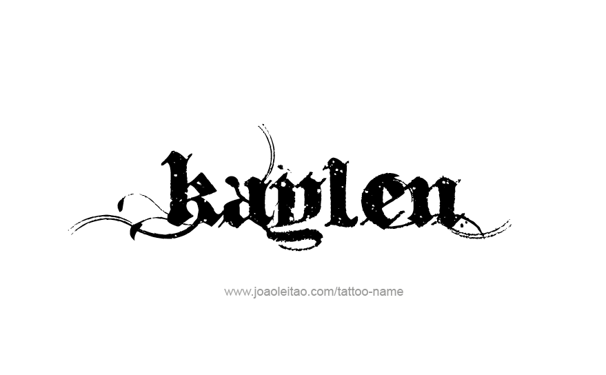 Tattoo Design Name Kaylen   