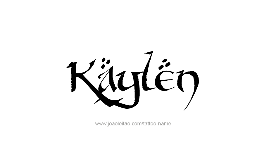 Tattoo Design Name Kaylen   