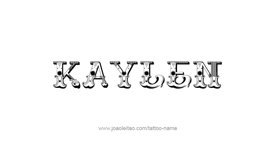 Tattoo Design Name Kaylen   