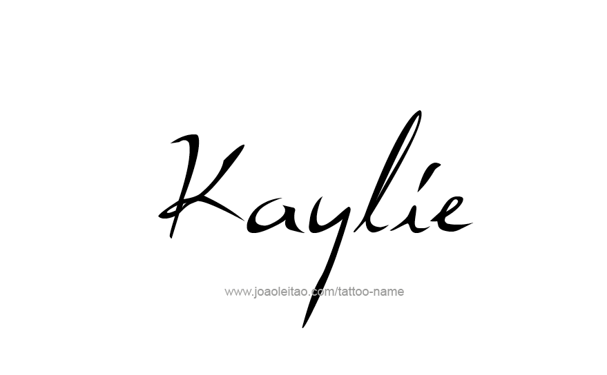 Tattoo Design Name Kaylie   