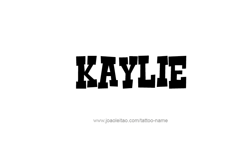 Tattoo Design Name Kaylie   