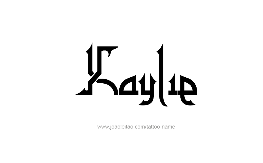 Tattoo Design Name Kaylie   