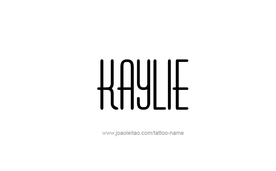 Tattoo Design Name Kaylie   