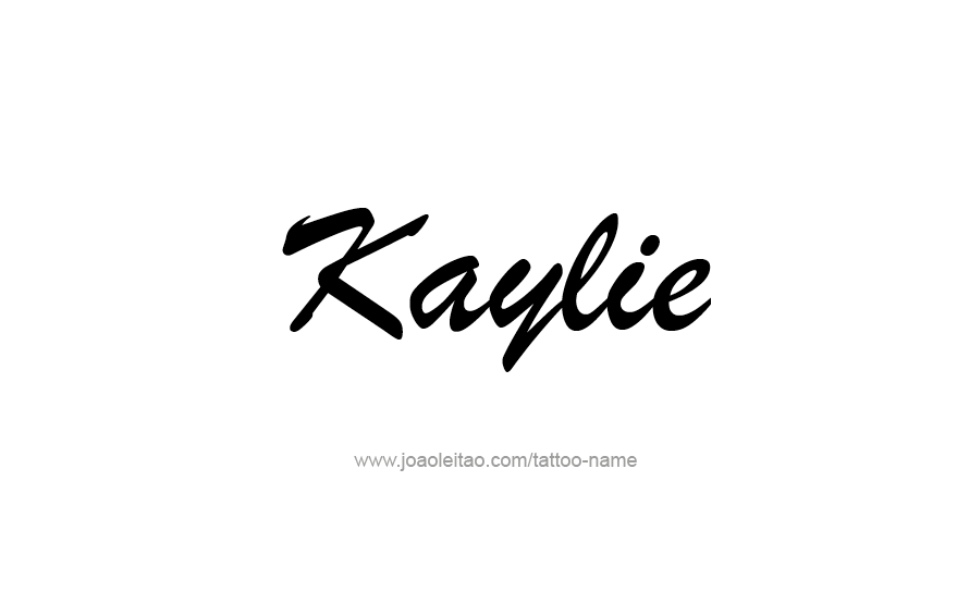 Tattoo Design Name Kaylie   