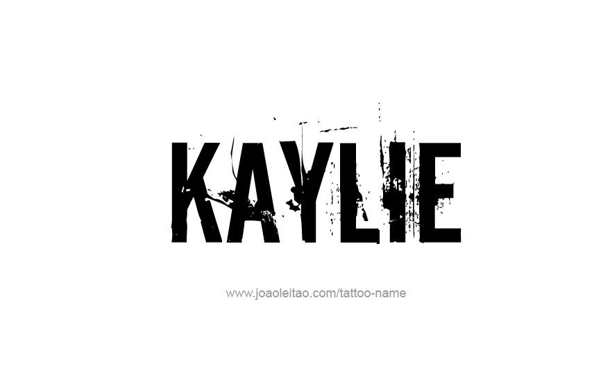 Tattoo Design Name Kaylie   