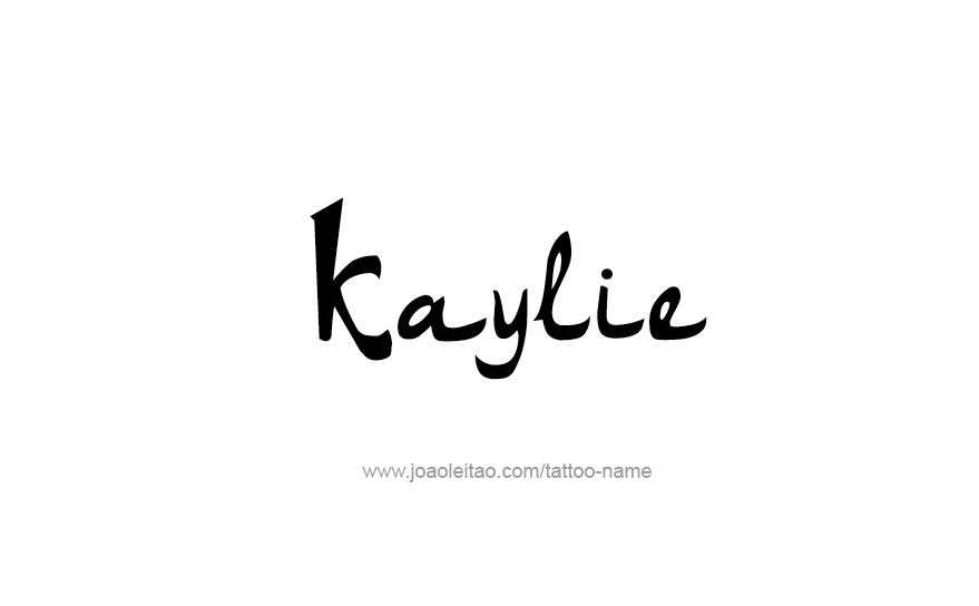 Tattoo Design Name Kaylie   