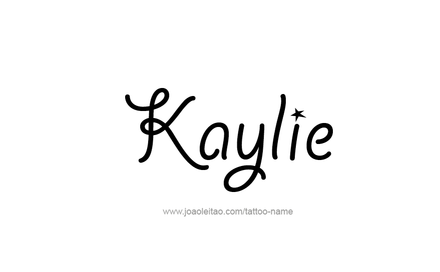 Tattoo Design Name Kaylie   