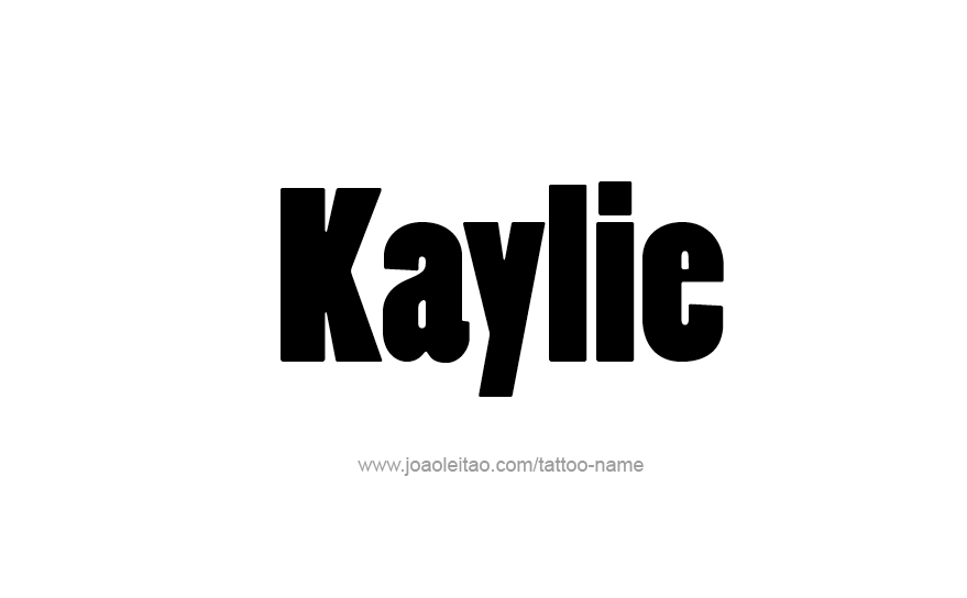 Tattoo Design Name Kaylie   