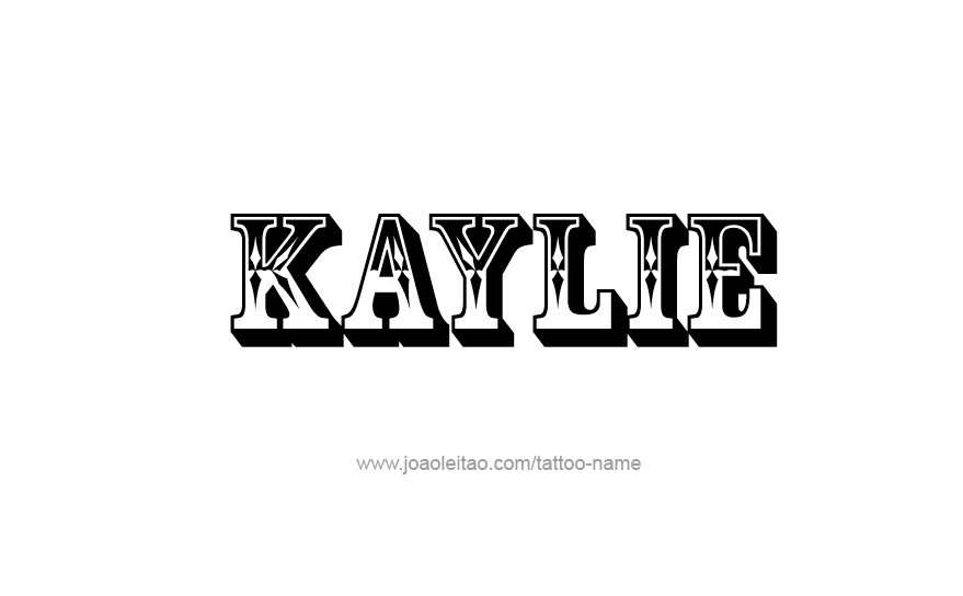 Tattoo Design Name Kaylie   